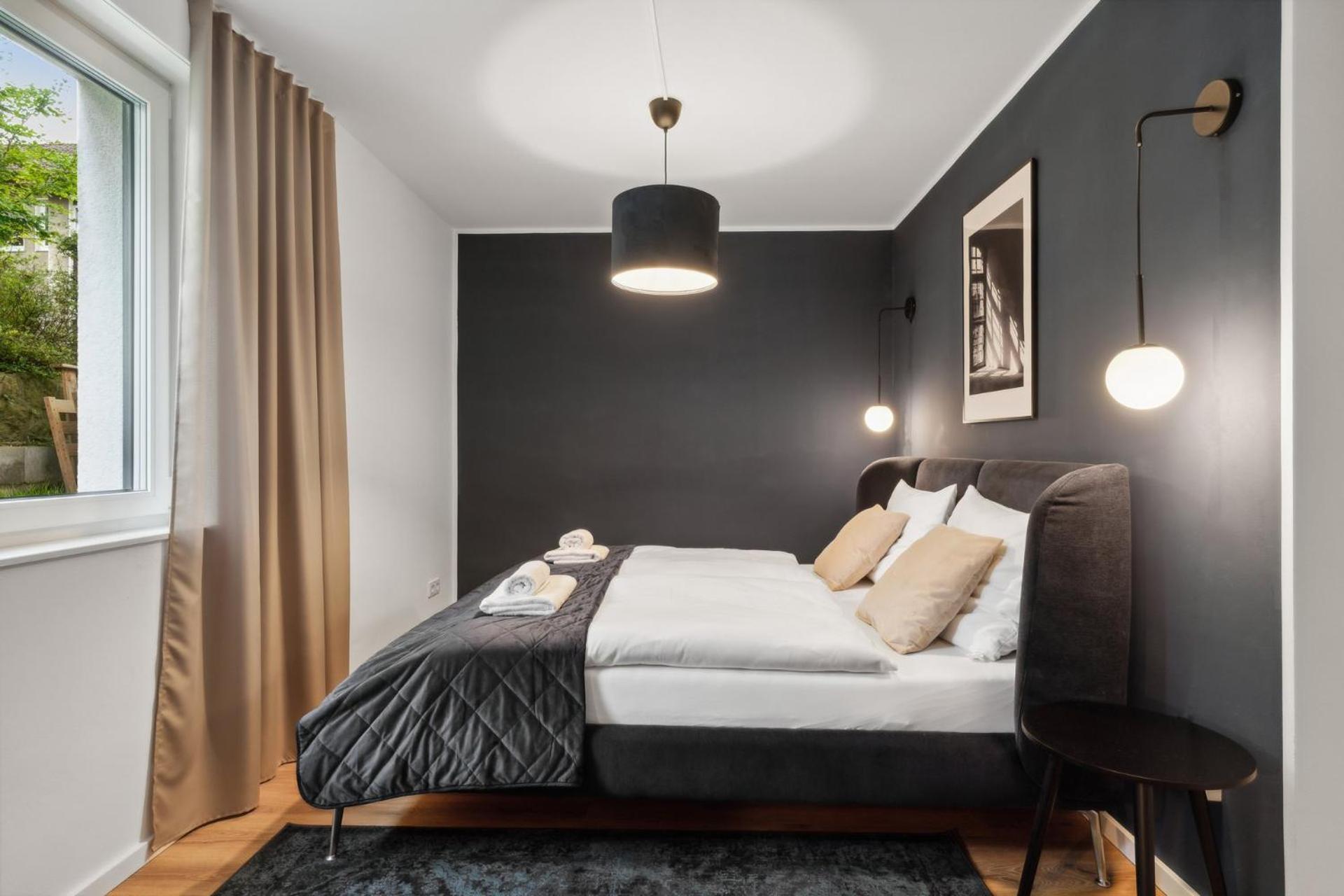 Deluxe Apartment In Bielefeld City Mit Parkplatz Und Terrasse Bagian luar foto